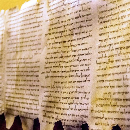 Qumran Dead Sea Scrolls Parchment Israel Bible Tour